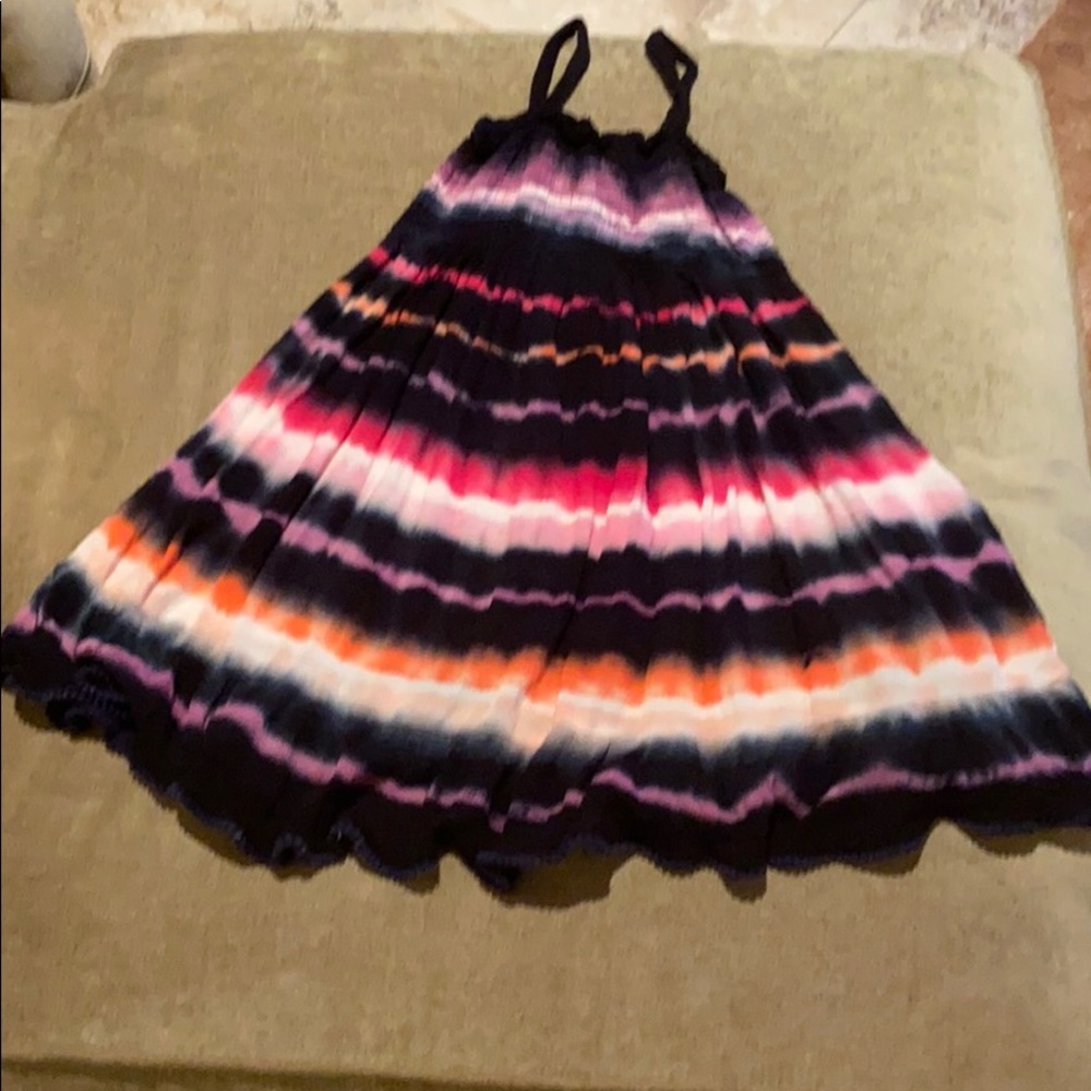 Justice Girls tie-dye swim coverup dress sz M